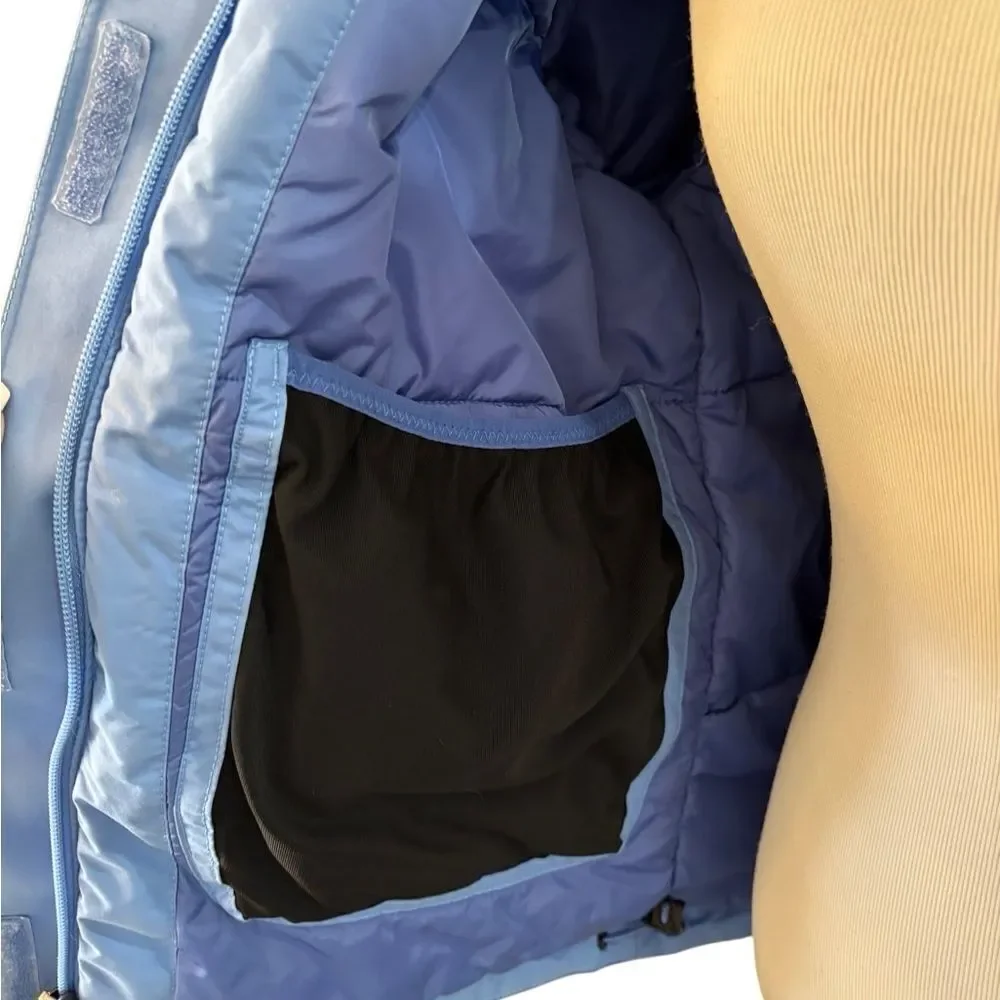 L.L. Bean Women’s Rugged Ridge Parka Blue Waterproof Hooded Jacket Size Small